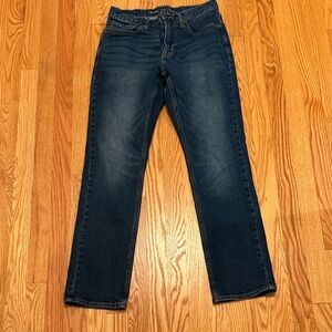 Old Navy Men's Dark Blue Straight Jeans